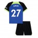 Billige Tottenham Hotspur Lucas Moura #27 Bortetrøye Barn 2022-23 Kortermet (+ korte bukser)